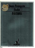 suite for four saxophones（1990 PDF版）