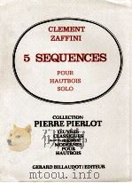 5 Sequences pour Hautbois solo（1982 PDF版）