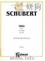 Trio No.2 in E? Major Op.100 for Piano violin and Cello K 09619     PDF电子版封面    Franz Schubert 