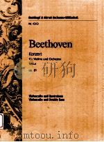 Konzert für Violine und Orchester D-dur op.61 Violoncello and double bass Nr.4343   1993  PDF电子版封面     