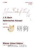 Italian concerto BWV 971 engle UT 50057   1977  PDF电子版封面    Johann Sebastian Bach 