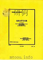 quatuor pour saxophones existe avec orchestre de chambre sous le titre AL 21 652   1956  PDF电子版封面     