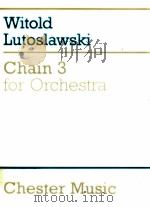 Chain 3 for Orchestra Order No.CH 55926   1988  PDF电子版封面     