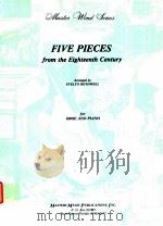 Five Pieces from the Eighteenth Century for Oboe and Piano     PDF电子版封面    Evelyn Rothwell 