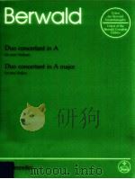 Duo Concertant in A major for two Violins BA 8511   1987  PDF电子版封面    Franz Berwald 