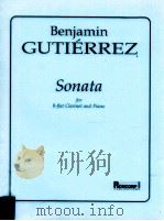 Sonata for B-Flat Clarinet and Piano（1989 PDF版）