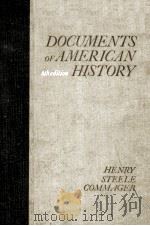 DOCUMENTS OF AMERICAN HISTORY  EIGHTH EDITION   1968  PDF电子版封面     