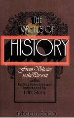 THE VARIETIES OF HISTORY  FROM VOLTAIRE TO THE PRESENT（1972 PDF版）