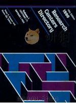 RESEARCH CENTERS DIRECTORY  VOLUME 1  (SECTIONS 1-7)  14TH EDITION（1989 PDF版）