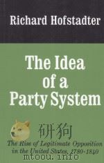 The idea of a party system   1969  PDF电子版封面  0520017544   
