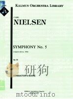 Symphony No.5 Op.50 Original Edition 1926 original edition     PDF电子版封面    Nielsen Carl 