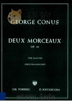 Deux Morceaux Op.10 für Klavier Originalausgabe（12 PDF版）