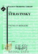 Faune et Bergere Op.2     PDF电子版封面     