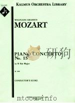 Piano Concerto No.15 K.in B flat Major K 450（ PDF版）