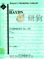 Symphony No.104 in D     PDF电子版封面    Haydn Joseph 