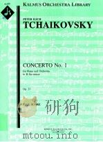 Concerto No.1 for Piano and Orchestra in B flat minor Op.23     PDF电子版封面    Tchaikovsky Peter Ilich 