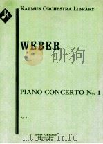 Piano Concerto No.1 Op.11     PDF电子版封面    Weber 