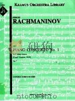 Concerto for Piano No.1 in F sharp minor Final Version 1919 Op.1     PDF电子版封面    Rachmaninov Sergei 