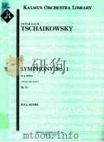 Symphony No.1 in g minor 'Winter Reveries' Op.13 full score A 2187     PDF电子版封面    Peter Ilich Tschaikowsky 