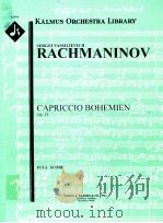 Capriccio Bohemien Op.12 full score A3994     PDF电子版封面     
