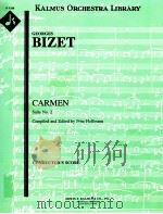 Carmen Suite No.2 condctor's score A 1188     PDF电子版封面    Georges Bizet 