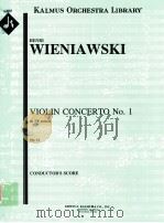 Violin Concerto No.1 in F# minor Op.14 conductor's score A 5163     PDF电子版封面    Henri Wieniawski 