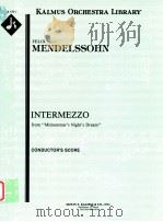 Intermezzo from     PDF电子版封面    Felix Mendelssohn 