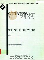 Serenade for winds op.7 conductor's score A 2123     PDF电子版封面    Richard Strauss 