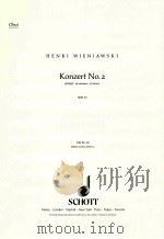 Konzert No.2 d minor opus 22 ED 81-10     PDF电子版封面    Henri Wieniawski 