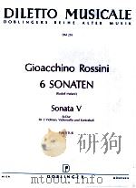 6 Sonaten Rudolf Malaric Sonata Ⅴ Es-Dur für 2 Violinen Violoncello und Kontraba? partitur DM 255   1977  PDF电子版封面     