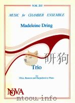 trio for oboe bassoon and harpschord or piano N.M.203（1986 PDF版）