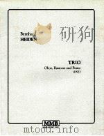 trio for oboe bassoon and piano 1992     PDF电子版封面     