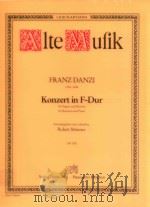 konzert in f-dur for bassoon and piano     PDF电子版封面    Franz Danzi 
