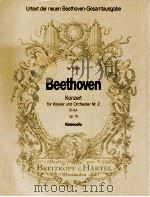 Konzert für Klavier und Orchester Nr.2 B-dur op.19 Violoncello   1991  PDF电子版封面     
