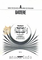 Movement for Percussion 6 Spieler/6 Percussionists BAT 40   1985  PDF电子版封面     