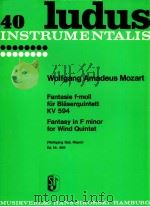 Fantasy in F minor for wind quintet ed .nr 469   1957  PDF电子版封面     