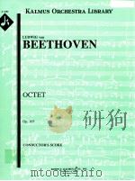 octet op.103 conductor's score A 1291     PDF电子版封面    Ludwig Van Beethoven 