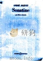 sonatine pour fl?te et clarinette   1962  PDF电子版封面    André Jolivet 