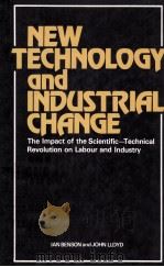 NEW TECHNOLOGY AND INDUSTRIAL CHANGE   1983  PDF电子版封面  0850386985  IAN BENSON AND JOHN LLOYD 