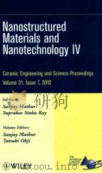 nanostructured materials and nanotechnology iv   PDF电子版封面     