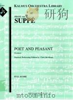 Poet and Peasant Overture     PDF电子版封面    Suppé Franz von 