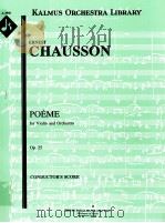 Poème for Violin and Orchestra Op. 25     PDF电子版封面     
