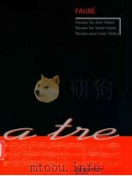 Pavane for three Flutes BA 7405   1996  PDF电子版封面    Gabriel Fauré 
