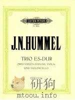 Trio Es=Dur zwei Violen  und Violoncello  Nr.4862a   1958  PDF电子版封面    J.N.Hummel 