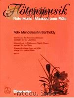 Fl?tenmusik Flute Music·Musique pour Fl?te scherzo from >>A midsummer night's dream<&l   1988  PDF电子版封面     