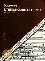 Streichquartett Nr.3 Hommage à Bartók Partitur Z.13 205   1986  PDF电子版封面    Dubrovay làszló 