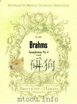 Symphonie Nr.4 e-moll op.98 Violine Ⅰ[5份] Nr.3207     PDF电子版封面    Johannes Brahms 