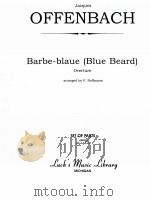 Barbe-blaue(Blue Beard) Overture     PDF电子版封面     