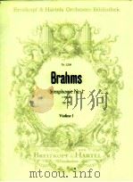 Symphonie Nr.1 c-moll op.68 violine Nr.3204     PDF电子版封面    Johannes Brahms 
