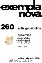quaternion for 4 violoncello   1998  PDF电子版封面     
